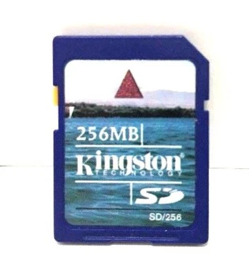 lot of 2 Kingston Technology 256 MB SD Memory Card SD/256 256MB  - Image 1 of 4
