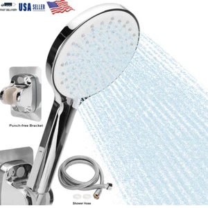 5 Modes Handheld Shower Head Set With 5Ft Hose High Pressure Shower Heads USA - Picture 1 of 10