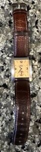 Movado ESQ Freedom Watch - Real Leather Band - Vintage - Mens