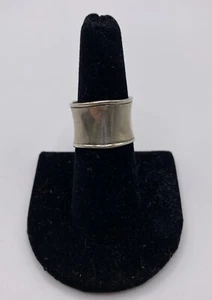 Silpada Sterling Silver Wide Cigar Band Ring Sz 7 6.4g R0723 - Picture 1 of 5