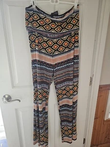 NEW DIRECTIONS SIZE L BROWNS SLOUCH PANTS - Picture 1 of 3