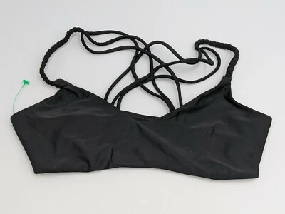 Traje de baño negro liso para mujer talla mediana  Foto 1 de 4