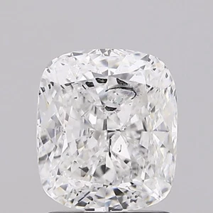 IGI 2 CT Cushion Lab Created Diamond For Engagement Ring - Picture 1 of 2