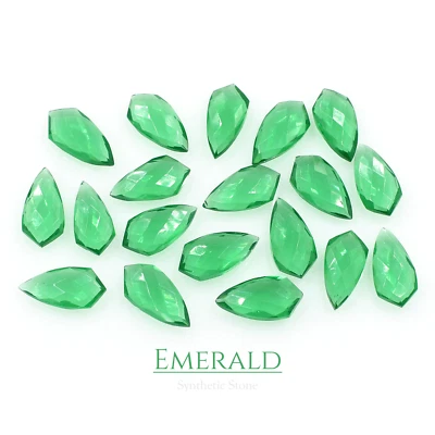Emerald Cut Faceted Gemstone 10X20 mm Arrowhead Briolette Beads Wholesale Beads - Image 1 of 4