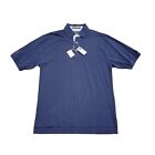 Vintage Tommy Hilfiger Golf Polo Mens Size M Navy Blue Casual Rugby Budweiser