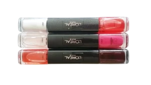 L'OREAL PARIS INFALLIBLE Nail Polish Duo 2 X 5ml 3 pack