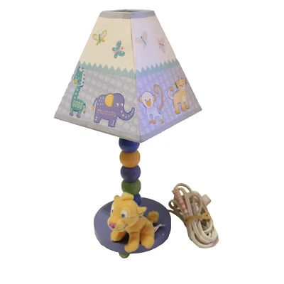 Lámpara bebé infantil El Rey León Simba de colección años 90 Disney pantalla elefante mono Foto 1 de 4