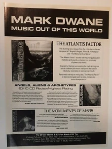 MARK DWANE "Music Out of This World" catalog ~ Vintage 1995 Magazine PRINT AD - Picture 1 of 1