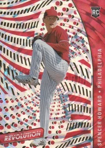 2021 Chronicles Revolution Fractal Spencer Howard Rookie #84 Phillies - Picture 1 of 2