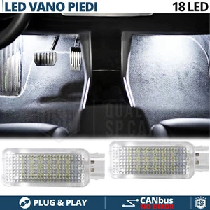 2 Luci LED Vano Piedi Per VW TIGUAN 5N Restyling LED Interni Bianchi CANbus - Foto 1 di 8
