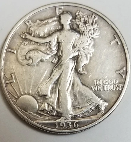 1936-P  WALKING LIBERTY HALF DOLLAR**VERY NICE COIN**SEE PHOTOS** Cover