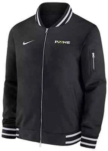 NUEVA Chaqueta Bomber Para Hombre Talla M Nike Prime Cremallera Completa Negra Deion Sanders Colorado - Imagen 1 de 7