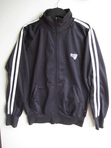 Vintage Gola Tracksuit Black Top Jacket Small Retro 80s 90s Britpop Blur Oasis - Picture 1 of 11