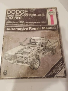 Haynes Dodge Ram Pick-ups 1979-1993 Repair Manual 556 - Bild 1 von 2