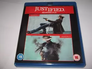 JUSTIFIED SEASONS 3 & 4 (2013) All Regions Blu Ray 6 Disc Set Timothy Olyphant - Bild 1 von 2