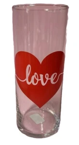 Valentines/Easter/B-Day 12”Flower Vase Home Decor Clear Tall Seasonal Romantic - Picture 1 of 1