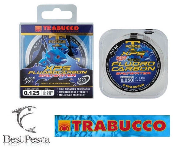 Filo Trabucco XPS 100 Fluorocarbon Saltwater 50 Mt. 0 201