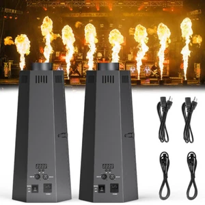 2X 200W Flame Projector DMX DJ Stage Fire Effect Aerosol Flame Machine Halloween - Picture 1 of 9