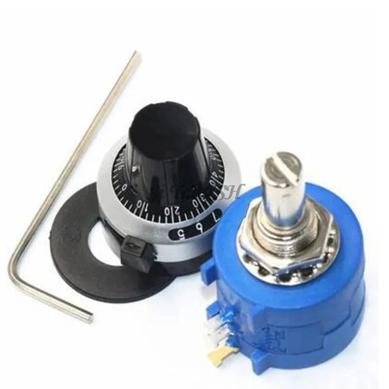 3590S 100 Sich 100K Multiturn Drahtwiderstand Präzision Potentiometer - Bild 1 von 1