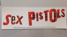 Sex Pistols Band Sticker 6"x2"