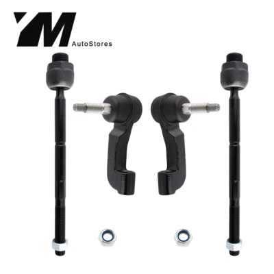 Front Inner & Outer Tie Rods for 2002-2005 Jeep Liberty 3.7L 2.4L 2.8L ES3535 - Image 1 of 4