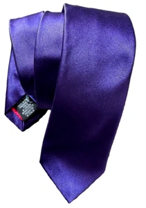 Corbata de seda estrecha Paul Smith | Púrpura - Forro rosa roja | LÍNEA PRINCIPAL | 6 cm de ancho - Imagen 1 de 5