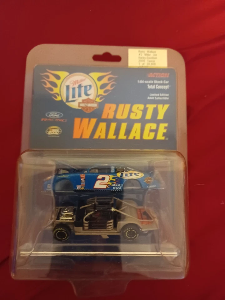 RUSTY WALLACE 1:64 MILLER LITE - HARLEY DAVIDSON (ACCIÓN) Foto 1 de 1