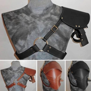 Retro Medieval Single Shoulder Armor Gladiator Battle Knight Pauldrons - Picture 1 of 12
