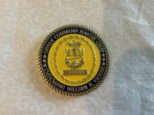 US NAVY Chiff Of Naval Operations CMDCM(SW) William R. Clouse USN Coin - Picture 1 of 5