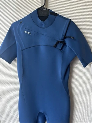 2mm Xcel Springsuit Men’s Large Wetsuit Blue - Image 1 of 4