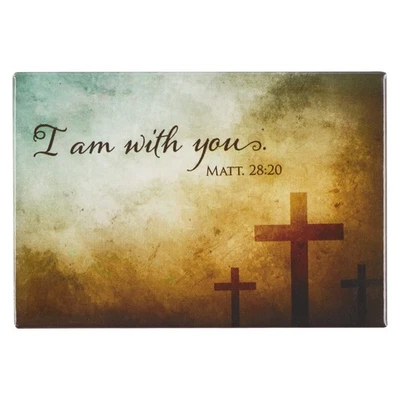 Magnet Crosses I am with You Matt. 28:20 - Image 1 of 3