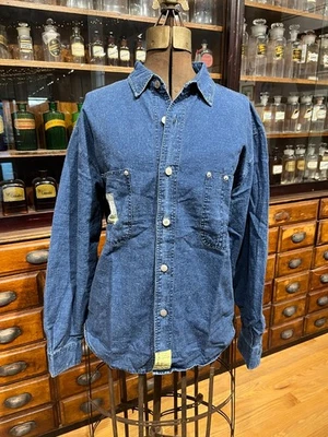 Camisa De Colección Highhh Society 55% Cáñamo Abotonada Años 90 Nueva Stock Antiguo Foto 1 de 4