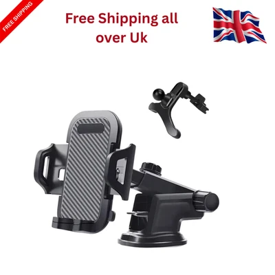 Car Phone Holder Universal Mount Mobile iPhone Windscreen Dashboard or Air Vent - Image 1 of 4