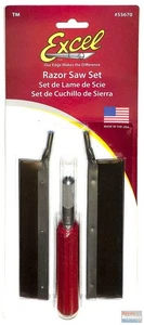 EXL55670 Excel Razor Saw Set with 2 Saw Blades #55670 - Picture 1 of 1