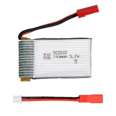 NJOYN LiPo Akku 3.7V 750mAh JST-BEC+Molex Syma S107 S109 S111 S800 X300 X400 X500 u.m