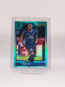 Neymar Jr 2021-22 Topps Merlin UCL Chrom Aqua Prisma Refraktor - Bild 1 von 1