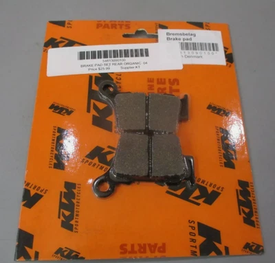 NOS KTM OEM Rear Brake Pad Set 2004-2024 EXC SX XC XCF XCW 54813090100 - Image 1 of 4