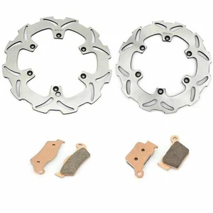 Full Set Brake Disc Rotors Pads For EXC SXF XC-F SX XC XCW MXC EXC-F XCG 125-530 - Picture 1 of 12