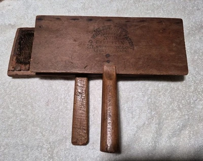 2 Antique COTTON CARDERS Whittemore Improved No 10 L S Watson Leicester Mass. - Image 1 of 4