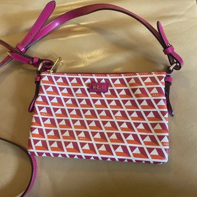 Bandolera Ralph Lauren Romilly Azulejo Pequeña Diseño Geométrico Multicolor Foto 1 de 4