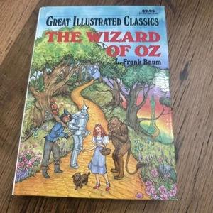 Great Illustrated Classics The Wizard Of Oz By L Frank Baum - Foto 1 di 6