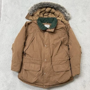 Abrigo chaqueta acolchada LL Bean Baxter State Parka para hombre XL regular pesada plumón de ganso - Imagen 1 de 24