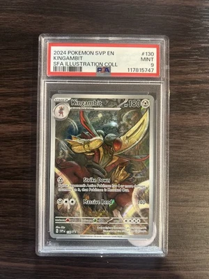 PSA 9 MINT Kingambit 130 Sv: Scarlet & Violet Promo Cards Holo - Image 1 of 2