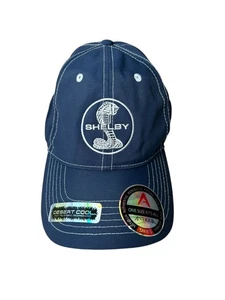 NEW Shelby Antigua Cap Hat Desert Cooling OS Blue White Cobra Performance - Picture 1 of 11