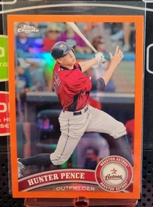 2011 Topps Chrome Hunter Pence Orange Refractor #96  - Picture 1 of 2