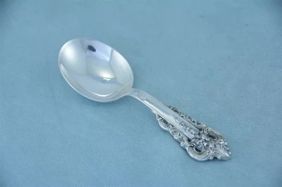 Wallace Grande Baroque Sterling Silver 4" Baby Spoon No Monogram - Image 1 of 4