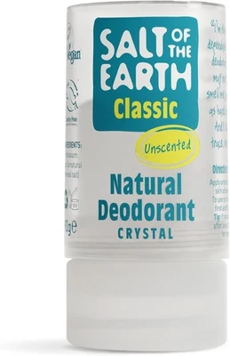 Salt of the Earth Natural Deodorant Crystal Classic Vegan Cruelty free 90g UK