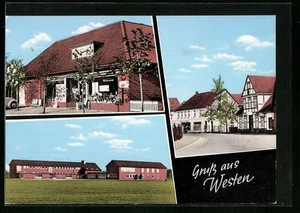 Westen, Häuser und Geschäfte im Ortskern, Ansichtskarte - Bild 1 von 2