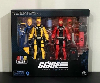 GI G.I. Joe Classified Series 169 MASS M.A.S.S. Device Cobra GI Joe Diver 2-Pack - Image 1 of 2