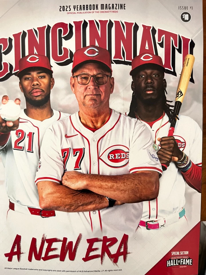2025 CINCINNATI REDS YEARBOOK MLB PROGRAM CHAMPIONS BASEBALL WORLD SERIES? - Image 1 of 1